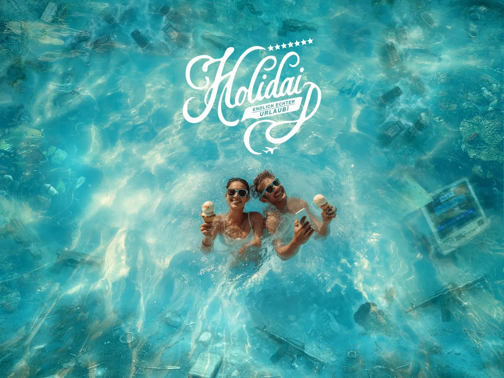 Werbesujet Holidai - Endlich echter Urlaub