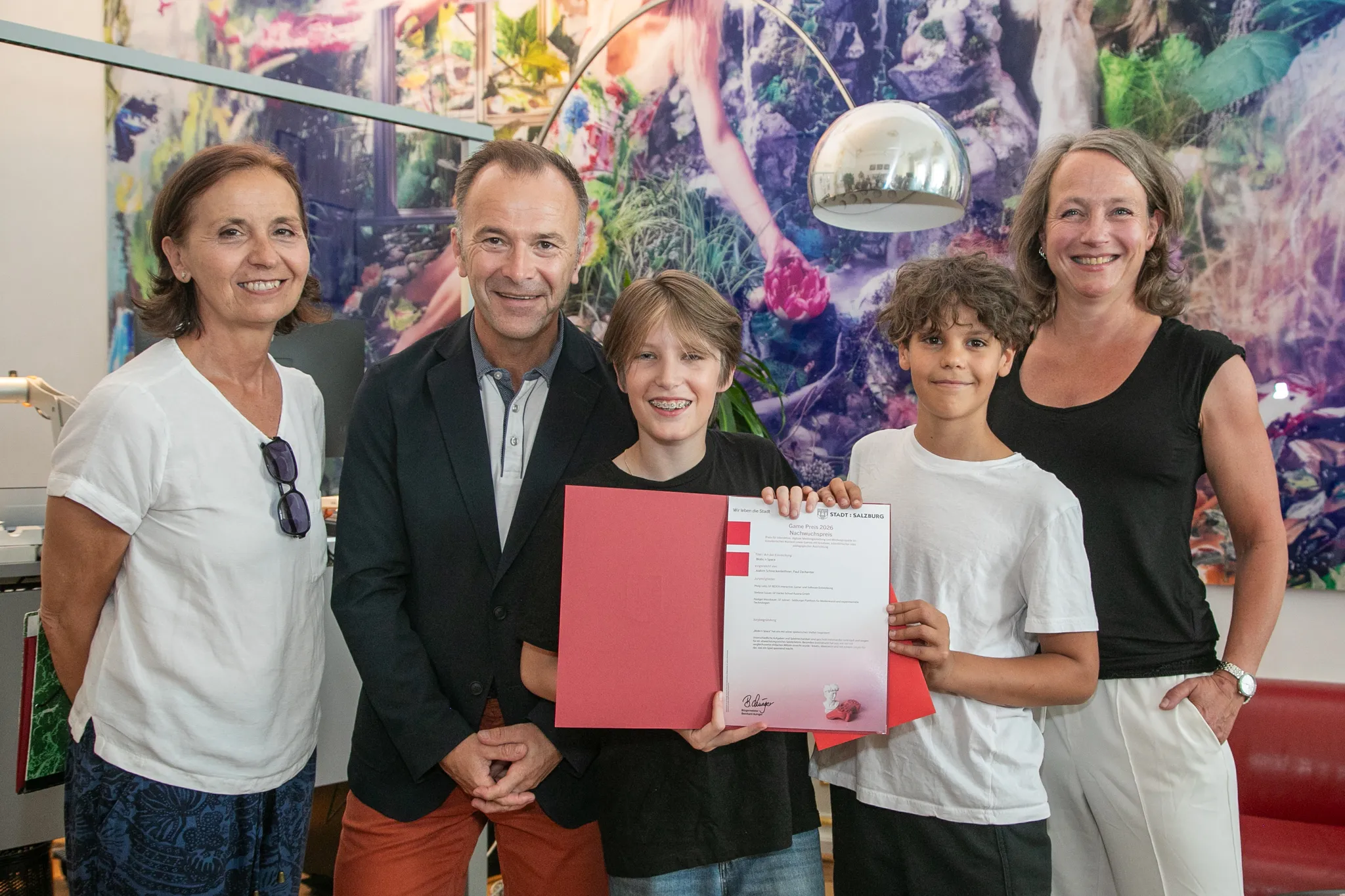 Game Preis der Stadt Salzburg für WE ARE Spiele