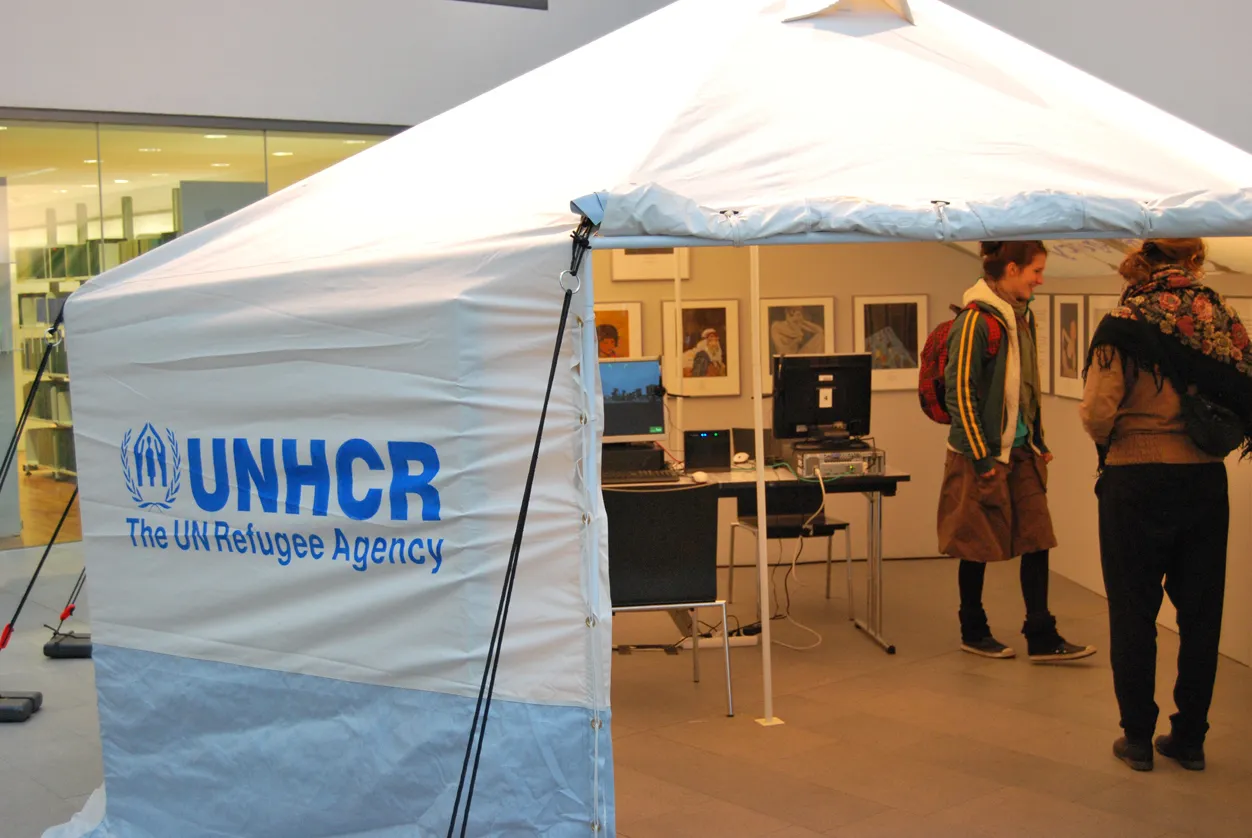 Ausstellung von Frontiers im Rahmen der Reihe &quot;Die Waffen nieder!&quot;