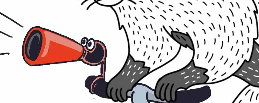 Racoon Icon - Critical City Cycling - Ein AR Fahrradspiel